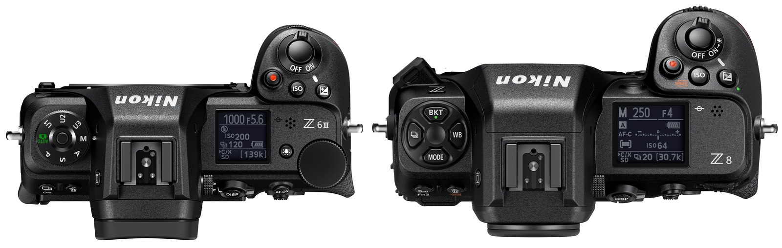 bythom z6III versus Z8 top